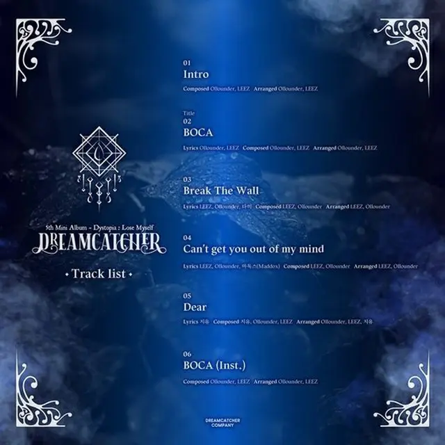 「DREAMCATCHER」、ニューミニアルバム「Dystopia」のトラックリストを公開（提供:News1）