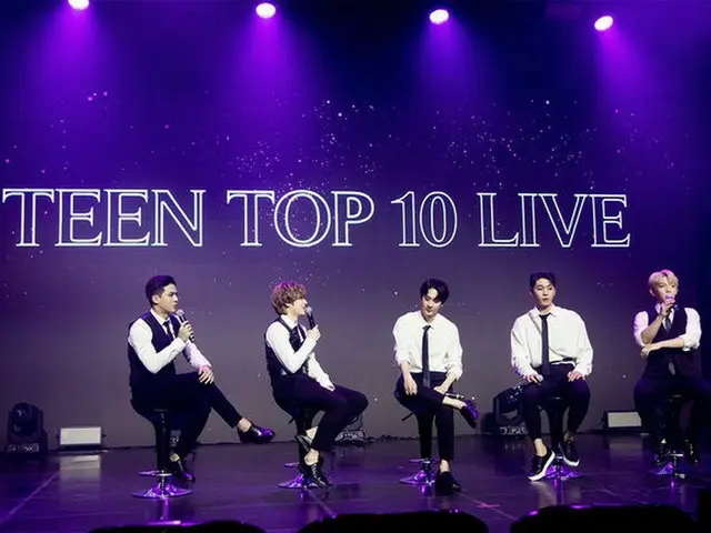 8日、「TEENTOP」がオンラインコンサート「TEEN TOP 10 LIVE」を開催した。（提供:OSEN）