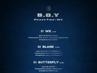 ”カムバック”「B.O.Y」、きょう（10日）「Mカウントダウン」で新曲ステージ初披露