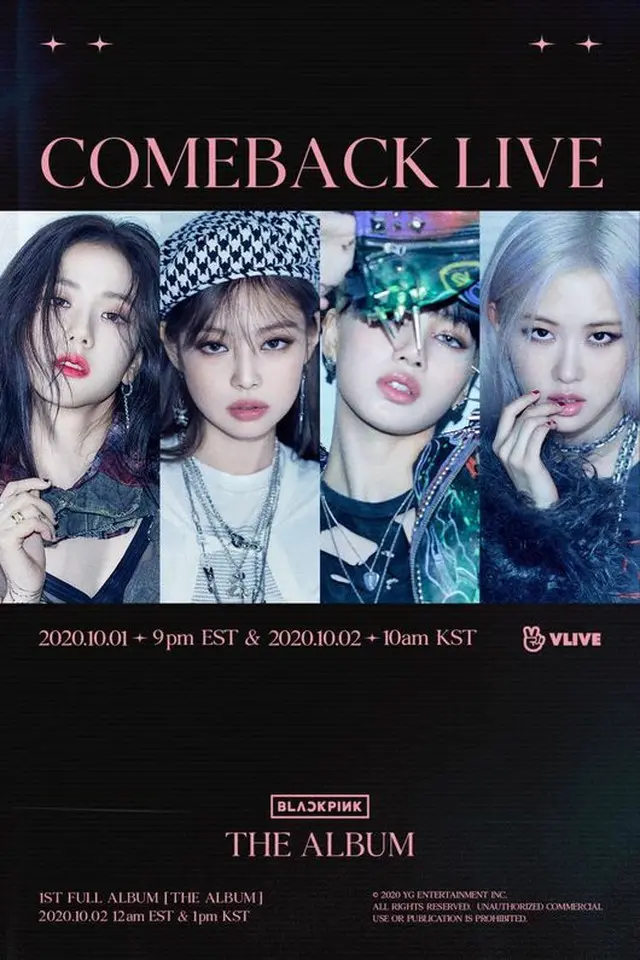 【公式】「BLACKPINK」、10月2日「カムバックライブ」開催、収録曲紹介＆MVネタバレ予告（画像提供:wowkorea）