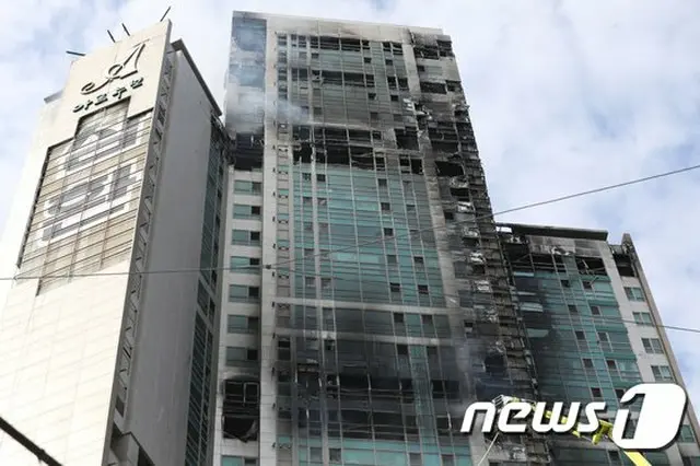 韓国ウルサン（蔚山）33階住宅商業複合ビル火災原因調査へ（画像提供:wowkorea）