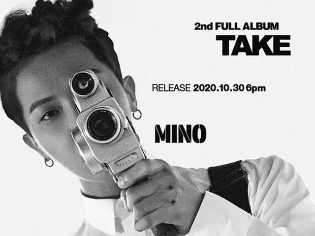 MINO（WINNER）、30日に2ndソロアルバム「TAKE」カウントダウン生配信でファンと疎通（画像提供:wowkorea）