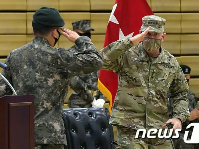 韓国ソウルの龍山基地で開催された、米韓連合軍事司令部“創設42周年記念式”（画像提供:wowkorea）