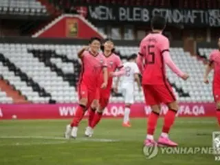 サッカー韓国代表　親善試合でカタール下す＝国際Aマッチ500勝目