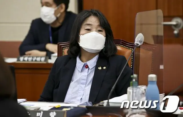 韓国与党“共に民主党”の尹美香 議員（画像提供:wowkorea）