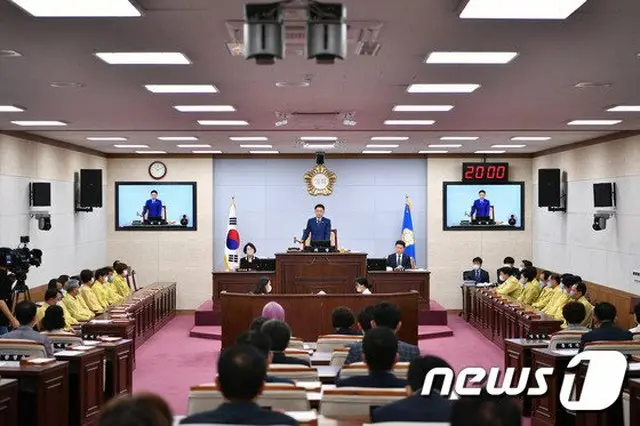 韓国清州市議会 決議文を採択「日本の放射能汚染水放流計画を糾弾」（画像提供:wowkorea）