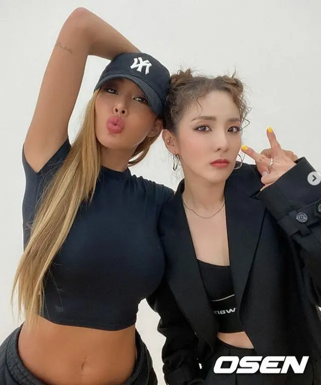 サンダラ・パク×Jessi、ツーショットで倍増したガールクラッシュなセクシー美を披露（画像提供:wowkorea）