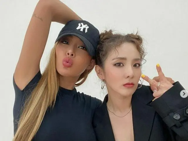 サンダラ・パク×Jessi、ツーショットで倍増したガールクラッシュなセクシー美を披露（画像提供:wowkorea）