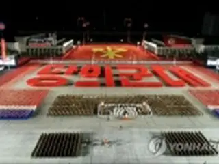 北朝鮮の軍事パレード動向監視中　韓国軍