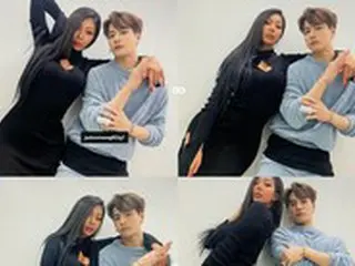 Jessi＆ジャクソン(GOT7)、セクシーなツーショットで仲の良さをアピール…“羨ましかったら目をつぶれ”