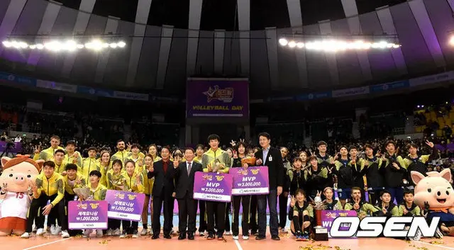 韓国Vリーグのオールスター戦、新型コロナの影響で2年連続開催ならず（画像提供:wowkorea）