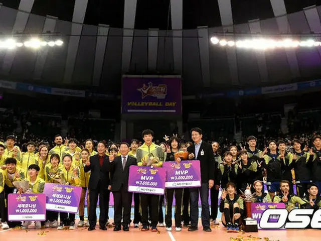 韓国Vリーグのオールスター戦、新型コロナの影響で2年連続開催ならず（画像提供:wowkorea）