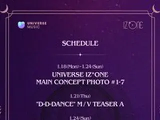  「IZ*ONE」、ユニバースミュージック初の出撃…26日「D-D-DANCE」音源発表