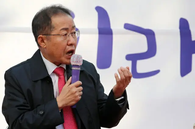 韓国 元保守政党代表の洪準杓 無所属議員（画像提供:wowkorea）