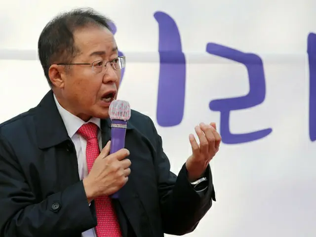 韓国 元保守政党代表の洪準杓 無所属議員（画像提供:wowkorea）