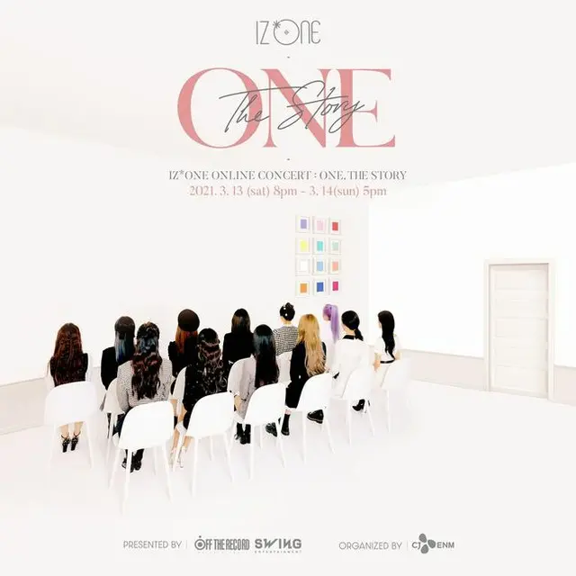 グループ「IZ*ONE」が、3月にオンラインコンサートを開き、ファンと会う。（画像提供:OSEN）