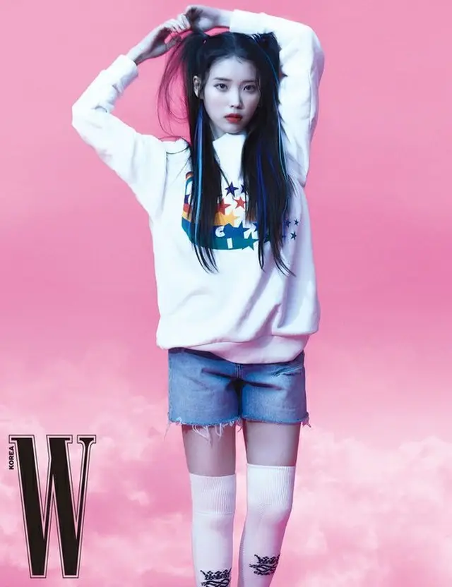 IU（アイユー）、雑誌のグラビアに登場＝個性的なブリーチヘアも自分のものに（画像提供:wowkorea）