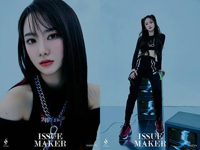 「HOT ISSUE」ナヒョンとメイナ、シックなビジュアル…デビューアルバムのコンセプトフォトを公開（画像提供:wowkorea）