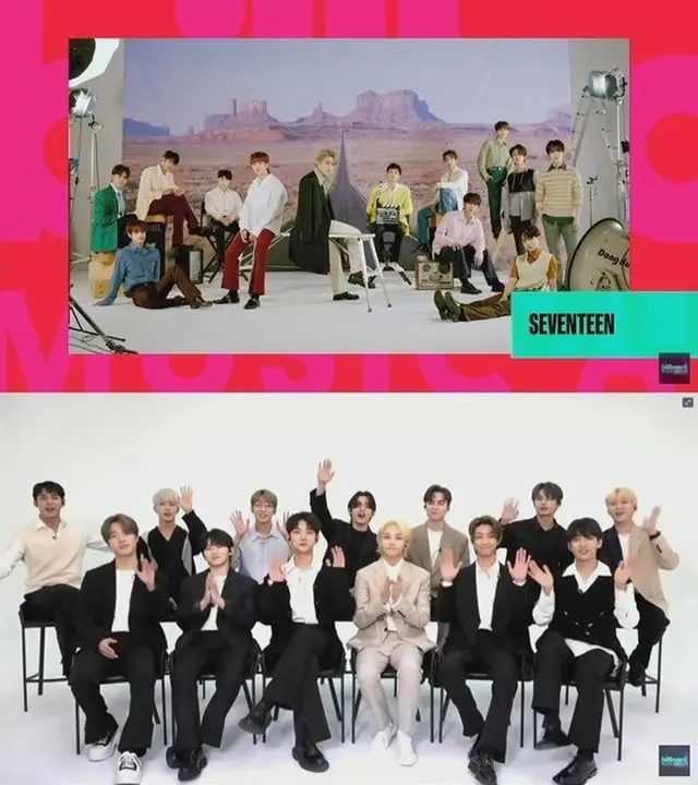 SEVENTEEN、2021Billboard Music Awards 「Top Social Artist」にノミネート