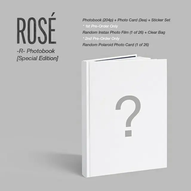 ROSE（BLACKPINK）、”全240ページ”「R」フォトブックスペシャルエディションの予約販売開始（画像提供:wowkorea）