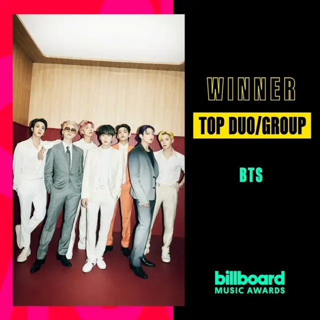 「BTS（防弾少年団）」、‘TOP SONG SALES ARTIST’初受賞…既に3冠王「2021 BBMA」（画像提供:wowkorea）