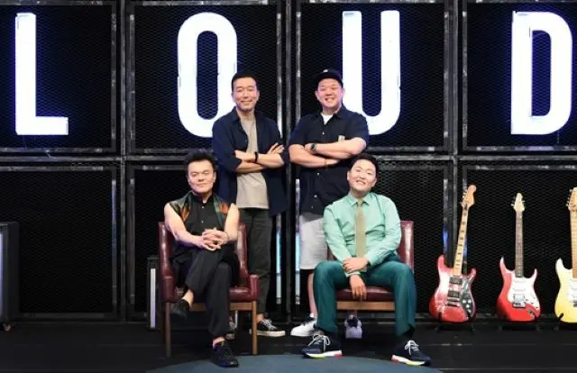 PSY＆J.Y.Park、「JYPではいつデビューできるか？」vs「うちはアイドル主力」と早くも舌戦開始!?　…新オーディション番組「LOUD」制作発表会（画像提供:wowkorea）