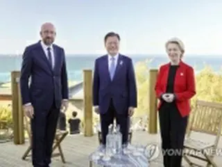 韓国・ＥＵ首脳　ワクチン供給・朝鮮半島情勢巡り協議