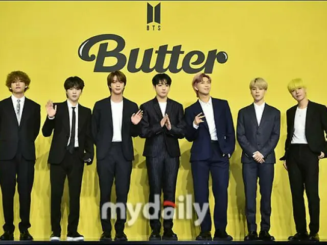 新曲「Butter」が好調の「BTS（防弾少年団）」、6月3週目の「アイドルチャート」で1位に…2位は「Brave Girls」（画像提供:wowkorea）