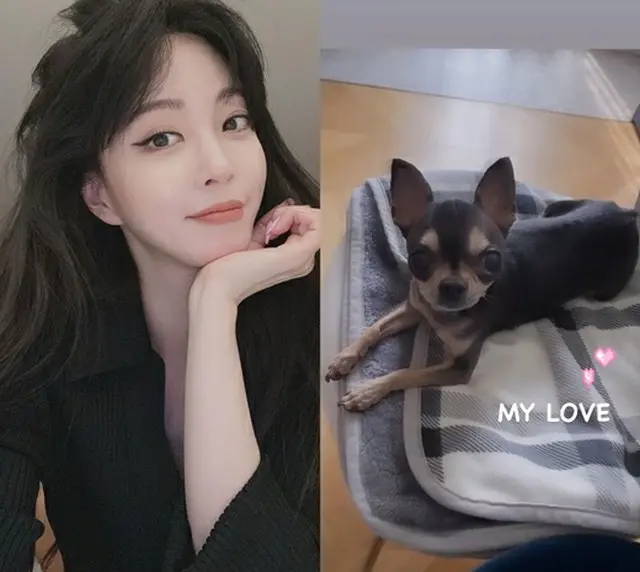 女優ハン・イェスル、可愛らしい愛犬との2ショットを公開（画像提供:wowkorea）