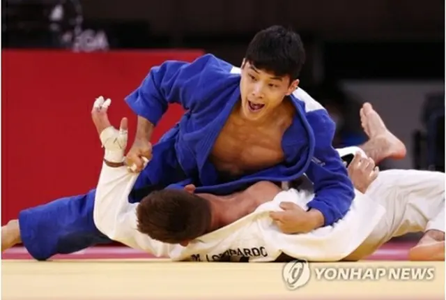 ３位決定戦に勝利したアン＝２５日、東京（聯合ニュース）