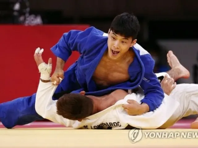 ３位決定戦に勝利したアン＝２５日、東京（聯合ニュース）