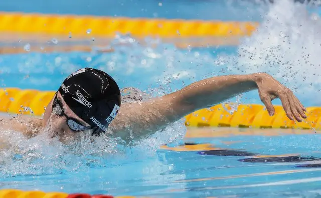 ”韓国競泳界のホープ”ファン・ソンウ、男子自由形200M決勝7位でメダル獲得ならず（画像提供:wowkorea）