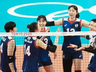 韓国女子バレー、ドミニカ下し五輪「準々決勝進出」に前進