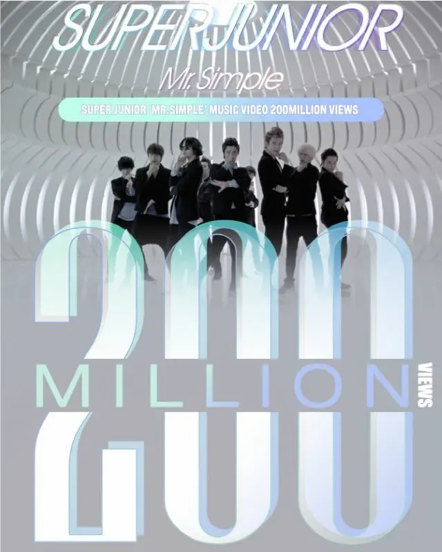 「SUPER JUNIOR」、「Mr. Simple」のMVがYouTube再生回数2億回を突破…グループ史上最多記録（画像提供:wowkorea）