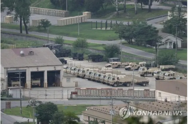 ソウル北方の京畿道東豆川市ある在韓米軍基地（資料写真）＝（聯合ニュース）