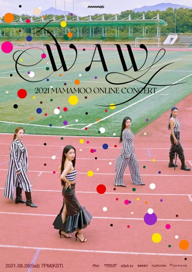 【公式】「MAMAMOO」、28日初のオンラインコンサート「WAW」開催 （画像提供:wowkorea）