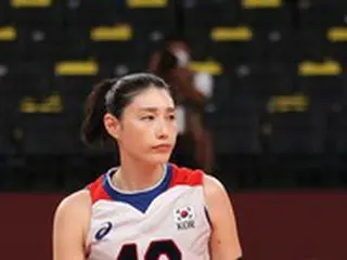 五輪バレー女子キム・ヨンギョン（金軟景）「銅メダルをかけて気持ちを新たに頑張る」＝韓国