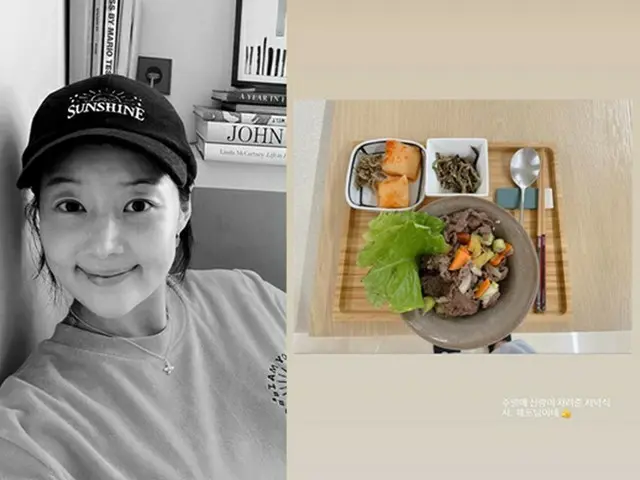 女優ハン・ジヘ、週末に夫が作った夕食を公開…「シェフみたいだね」（画像提供:wowkorea）