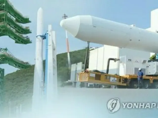 科学技術情報通信部は韓国の独自技術で開発したロケット「ヌリ」について、最終的な機能点検を準備中だと発表した＝（聯合ニュースTV）