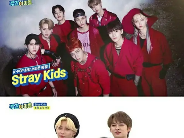 「週刊アイドル」で「Stray Kids」が可愛い魅力を大放出する。（画像提供:Mydaily）