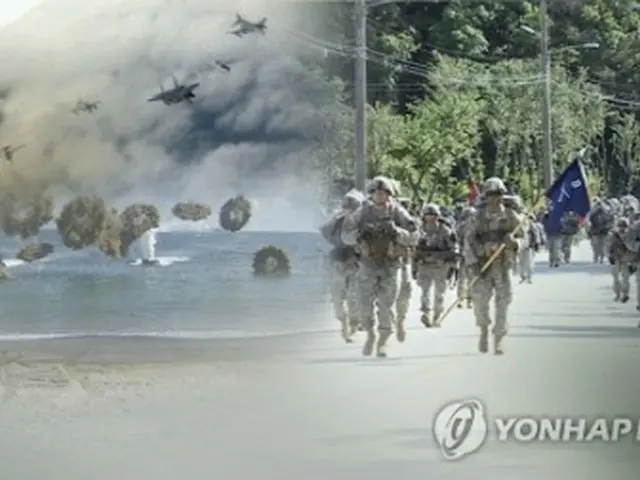 韓米両国は16日から26日まで合同指揮所演習を行った＝（聯合ニュースTV）