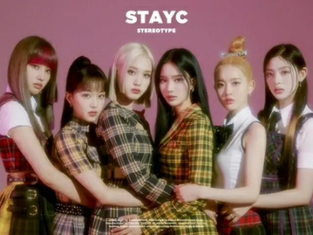 STAYC（ハイアップエンターテインメント提供）＝（聯合ニュース）≪転載・転用禁止≫