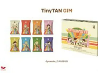 「BTS」キャラクターの”韓国海苔”TinyTAN Gim、世界21か国で発売へ