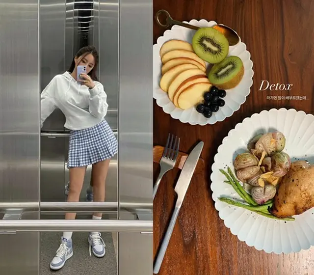 グループ「T-ara」出身ヒョミンが食事を公開した。（画像提供:Mydaily）