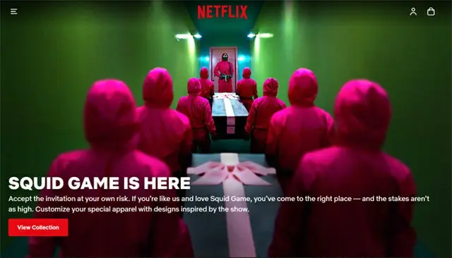 Netflix側、ドラマ「イカゲーム」公式グッズをオリジナルショップで販売開始（画像提供:wowkorea）