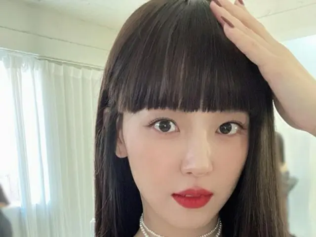 女優カン・ハンナ、まるでアイドル…ぱっつん前髪で驚きの変身（画像提供:wowkorea）