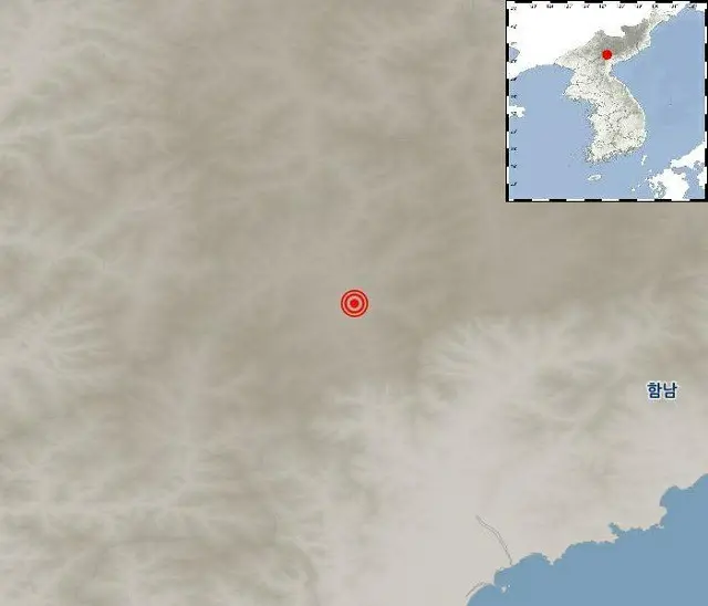 北朝鮮の咸鏡南道で地震が2回発生した（画像提供:wowkorea）