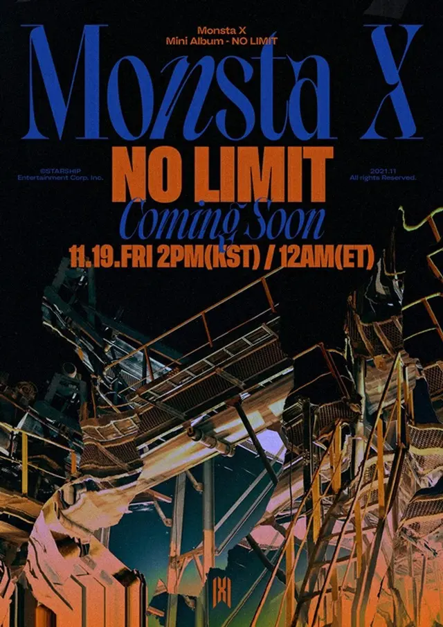 【公式】「MONSTA X」、11月19日にカムバック確定！カミングスーンイメージを公開（画像提供:wowkorea）