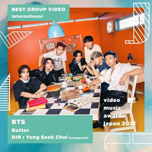 【公式】「BTS（防弾少年団）」、「2021 MTV VMAJ」で2冠王達成（画像提供:wowkorea）