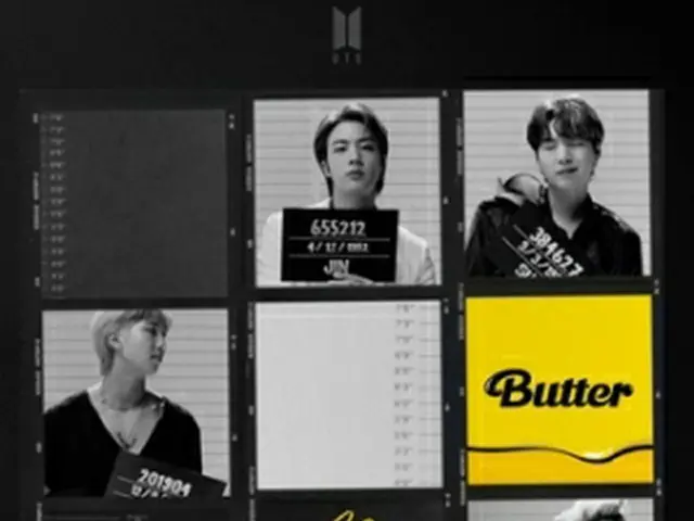 「Butter」のMVがユーチューブで再生6億回を突破した（ビッグヒットミュージック提供）＝（聯合ニュース）≪転載・転用禁止≫